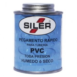 PEGAMENTO P/PVC HUMEDO SECO AZUL 225GR SILER