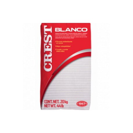 ADHESIVO CREST BLANCO 20KG